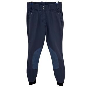 ARIAT Prelude Knee Patch Riding Breeches Pants Navy Size 24L